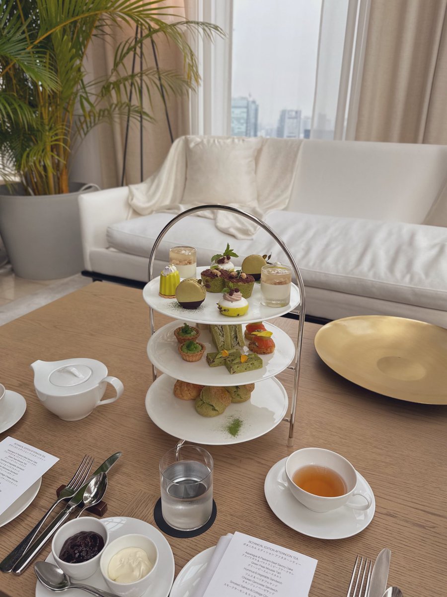 3dAwS4aFBSmEwmY's tweet image. #東京エディション虎ノ門
#アフタヌーンティー