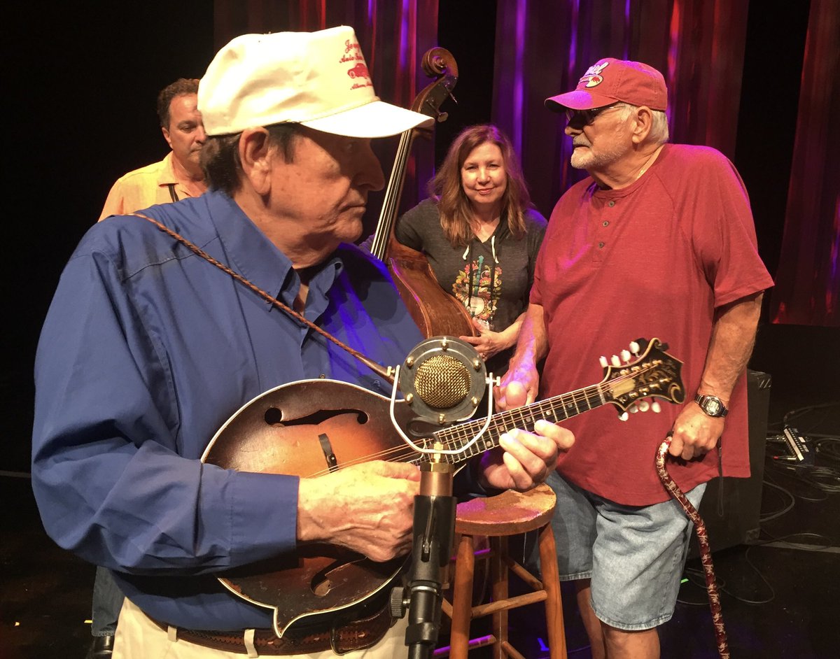 As I mourn the loss of another musical legend in one week I drift back to a magical time &amp; place- Listening to Bobby Osborne‘s voice float through summer night air, in my dad’s lap, under stars &amp; carnival lights. Fly like the wind &amp; rest, Bobby, thank you for a lifetime of music.