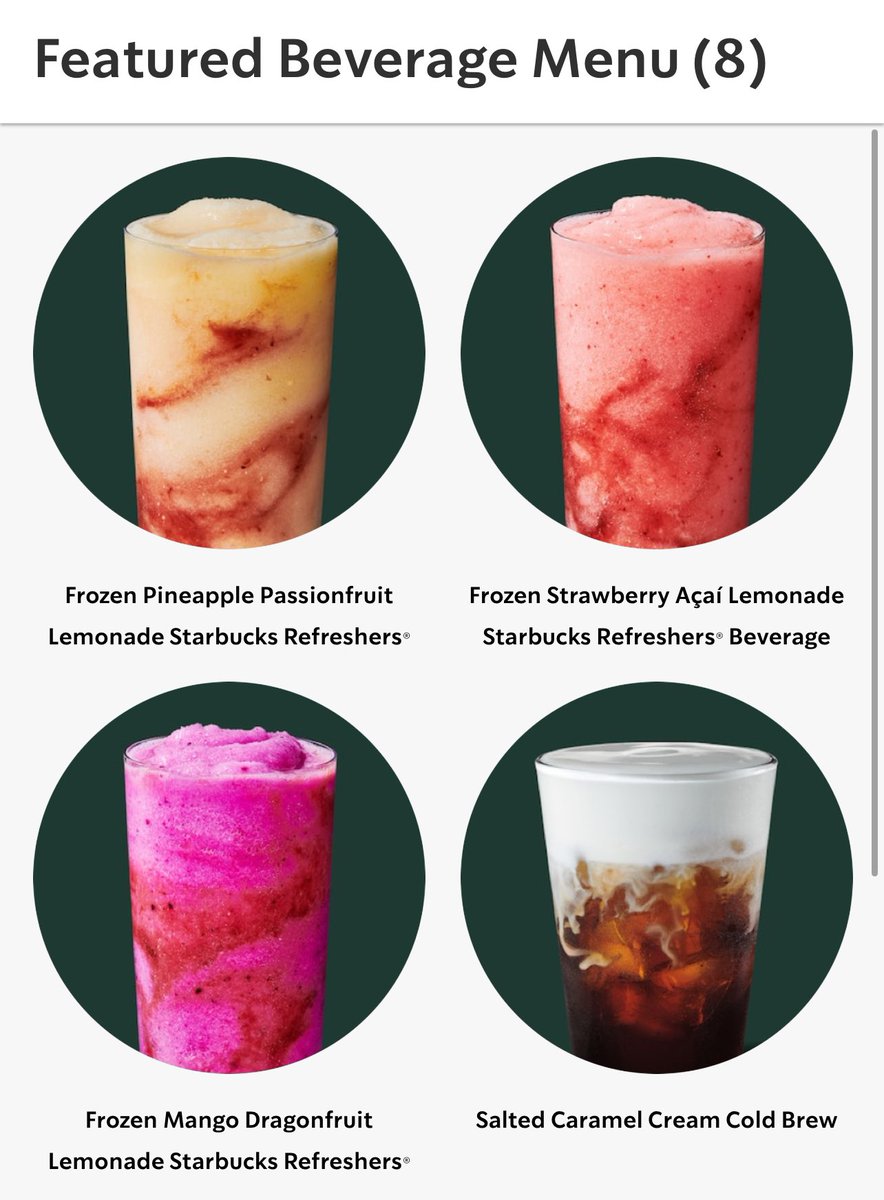 Starbucks got frozen lemonades. 😫