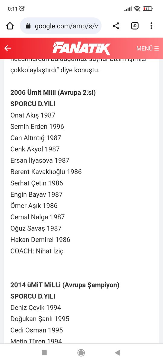 2004-2005 🇹🇷🏀 U19 takımımız 87 jenerasyonundan(Ersan,Cenk,Oğuz,Semih,Ömer Aşık,Hakan Demirel) sonra gördüğüm hem en uzun, hem de en yetenekli jenerasyon .

4,5 oyuncuyu Euroleague seviyesinde göreceğiz .

#FIBAU19 World Cup maçlarını izleyin şiddetle tavsiye ederim