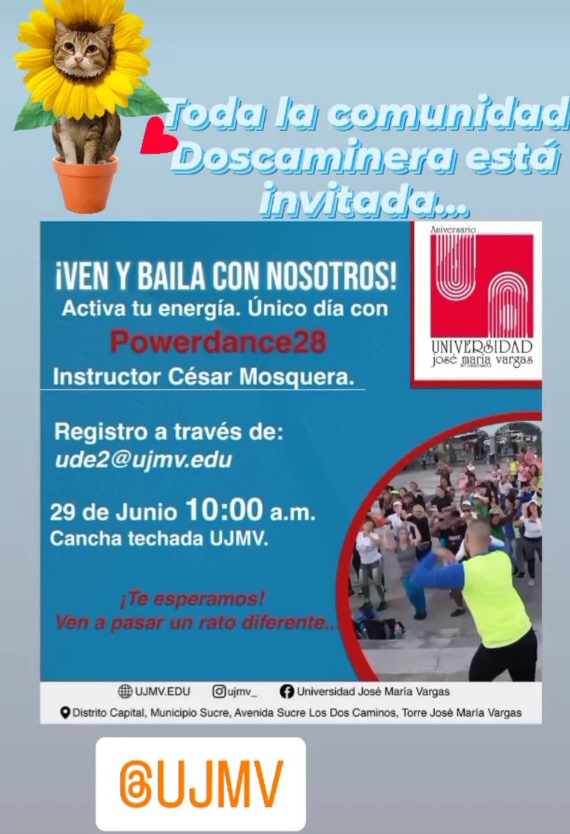 asoamigos2k's tweet image. Todos cordialmente invitados... 
Este Jueves 29, en nuestra Universidad Jose María Vargas. @ujmv
Asiste e invita a tu vecino... 
¡Te esperamos!