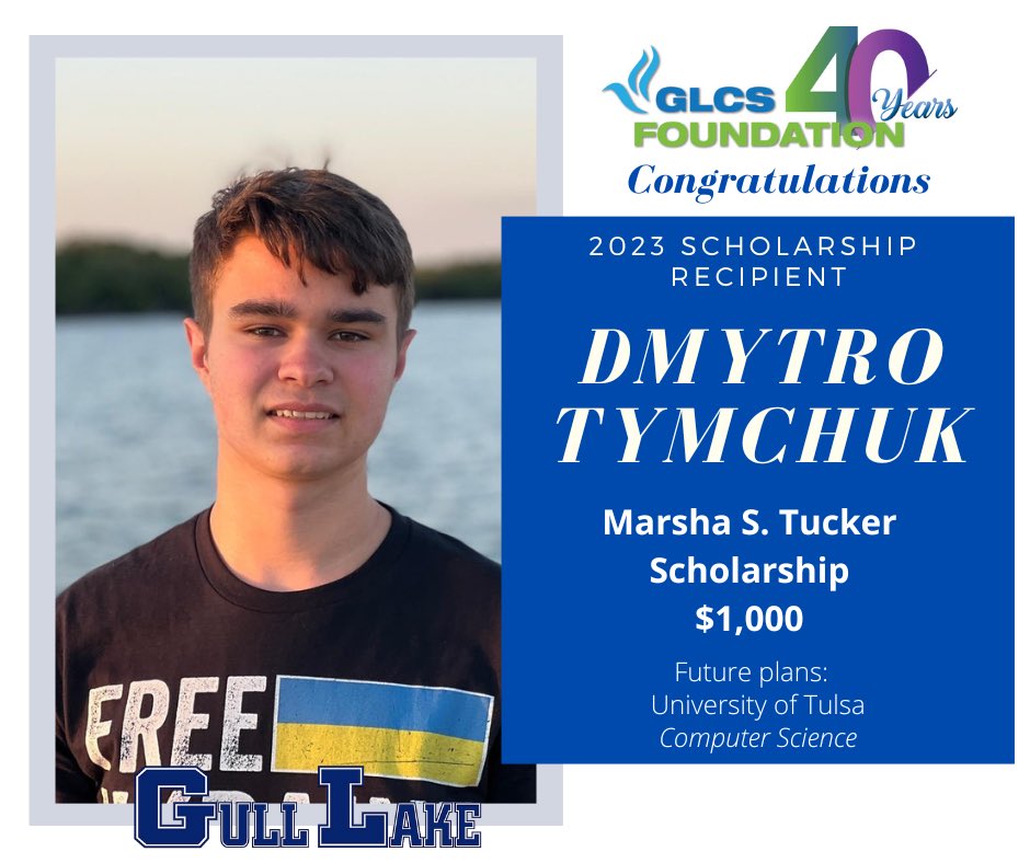 The GLCS Foundation congratulates our 2023 scholarship recipients. 43 scholarships have been awarded totaling $82,000. We’d like to celebrate them all individually too! Sincerest thanks to our generous donors who make these scholarships possible for our Gull Lake students! #glcsf