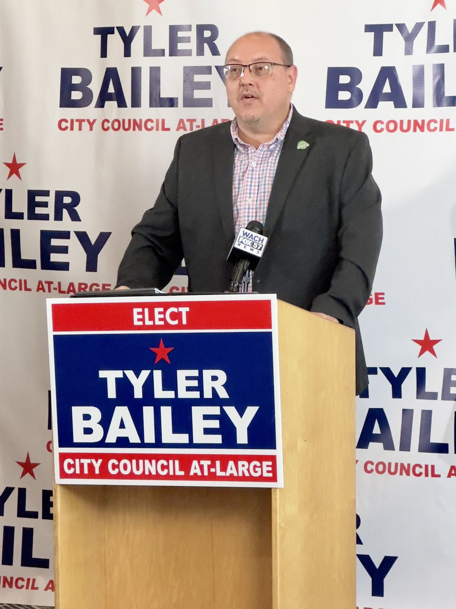 TylerDBaileyEsq's tweet photo. Today, I launched my bid for Columbia City Council At-Large! My mission: protect our neighborhoods, ensure public safety, attract vibrant industries, support arts &amp; culture and bolster small businesses. Let's make #Columbia a city where everyone loves to live, work, and play. https://t.co/XpAp6wxplg
