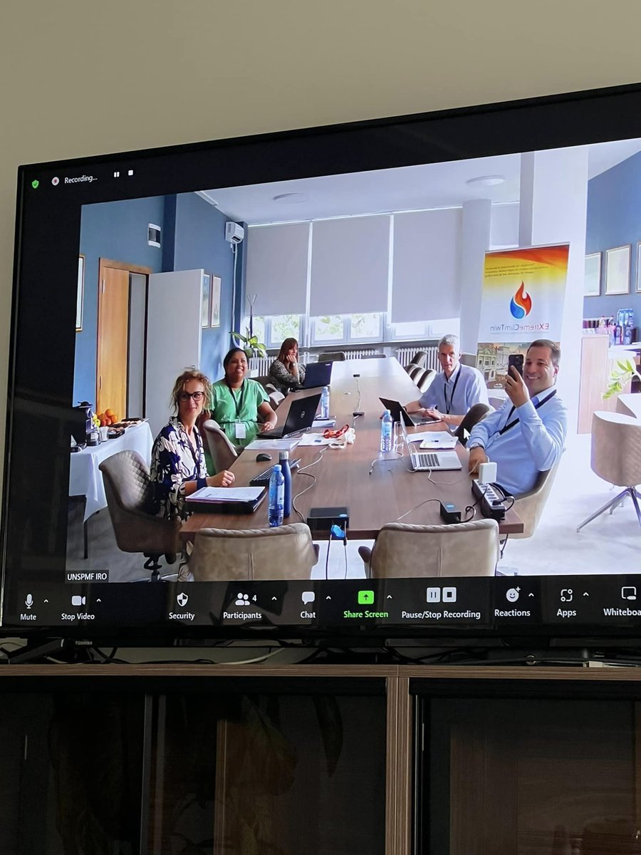 First day of the EXtremeClimTwin project Final Conference. Many smiles, happy faces, positive vibes and lot’s of creative energy… let’s widen our horizons together and dive deep into the topic of hydro-climate extremes globally!😊😊😊
#extremeclimtwin #h2020 #conference #science