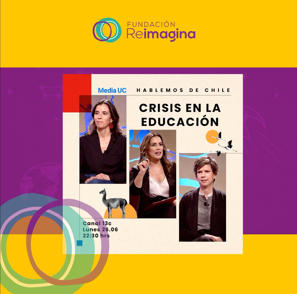 Ya puedes ver el capítulo de #HablemosDeChile sobre la crisis en educación, en el cual nuestra fundadora <a href="/anamariaraad/">anamariaraad</a> compartió ideas sobre los desafíos actuales y futuros para la educación, junto a <a href="/veronicacabezas/">Veronica Cabezas</a> de <a href="/eligeeducar/">Elige Educar</a> y <a href="/lucialopezchile/">Lucía López</a> 
📺m.youtube.com/watch?v=jvlUzN…