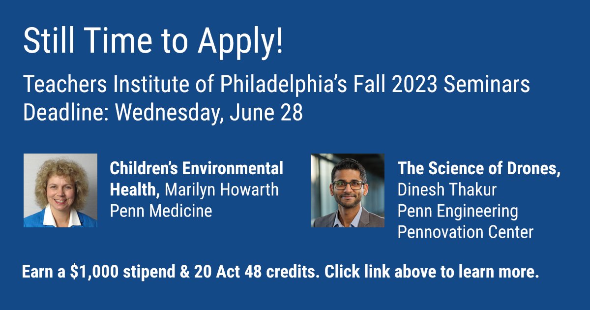Visit theteachersinstitute.org/apply-to-tip/a… to apply.