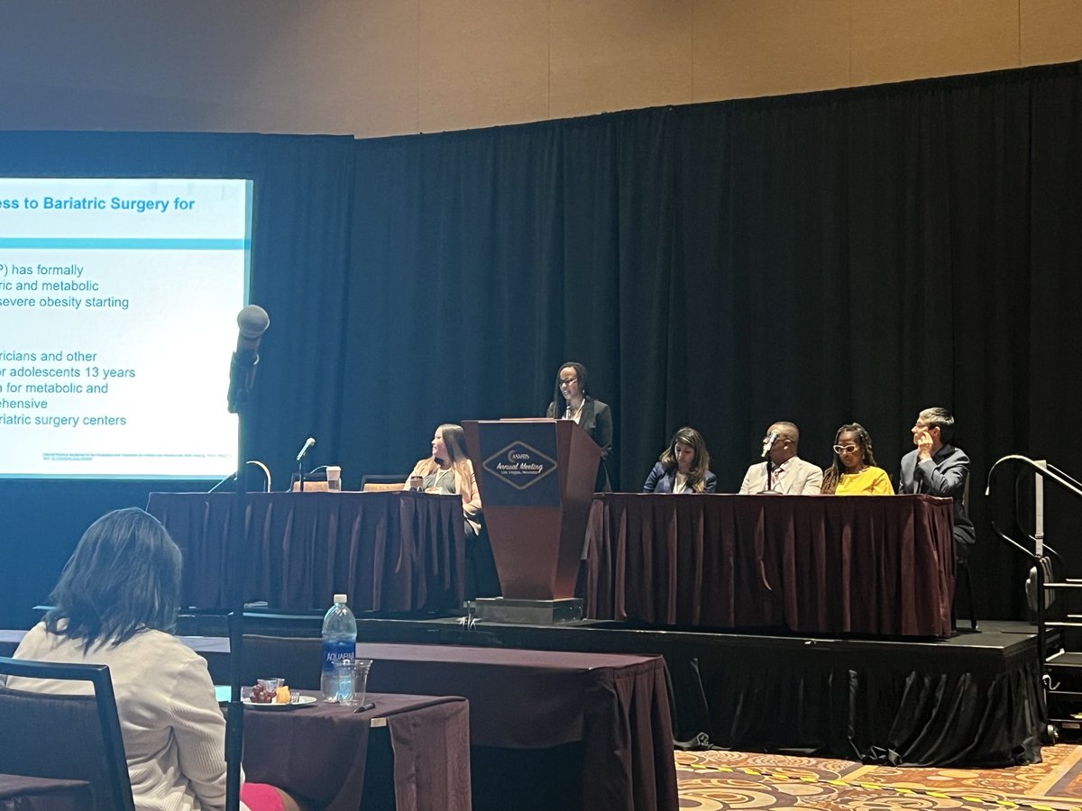 Great Diversity and Inclusion session ⁦<a href="/ASMBS/">ASMBS</a>⁩ moderated by ⁦<a href="/SamreenSarah/">Sarah Samreen, MD, FACS</a>⁩ ⁦<a href="/TuesdayCookMD/">Tuesday Cook, MD, FACS, FASMBS, DABOM</a>⁩ ⁦<a href="/MikeEdwardsMD/">Michael Edwards, MD</a>⁩ and talks ⁦<a href="/NovaSzokaMD/">Nova Szoka, MD</a>⁩ ⁦<a href="/reneehilton30/">Renee Hilton, M.D.</a>⁩ ⁦<a href="/farahhusainMD/">Farah Husain MD, FACS, FASMBS</a>⁩ and Dr. Bowen-Jallow. #ASMBS2023