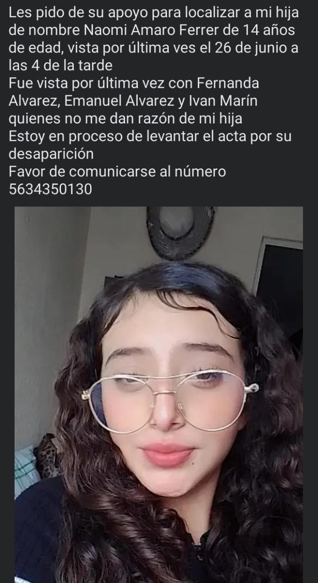 ClauJizR's tweet photo. Favor de compartir https://t.co/dTsHXVoc73