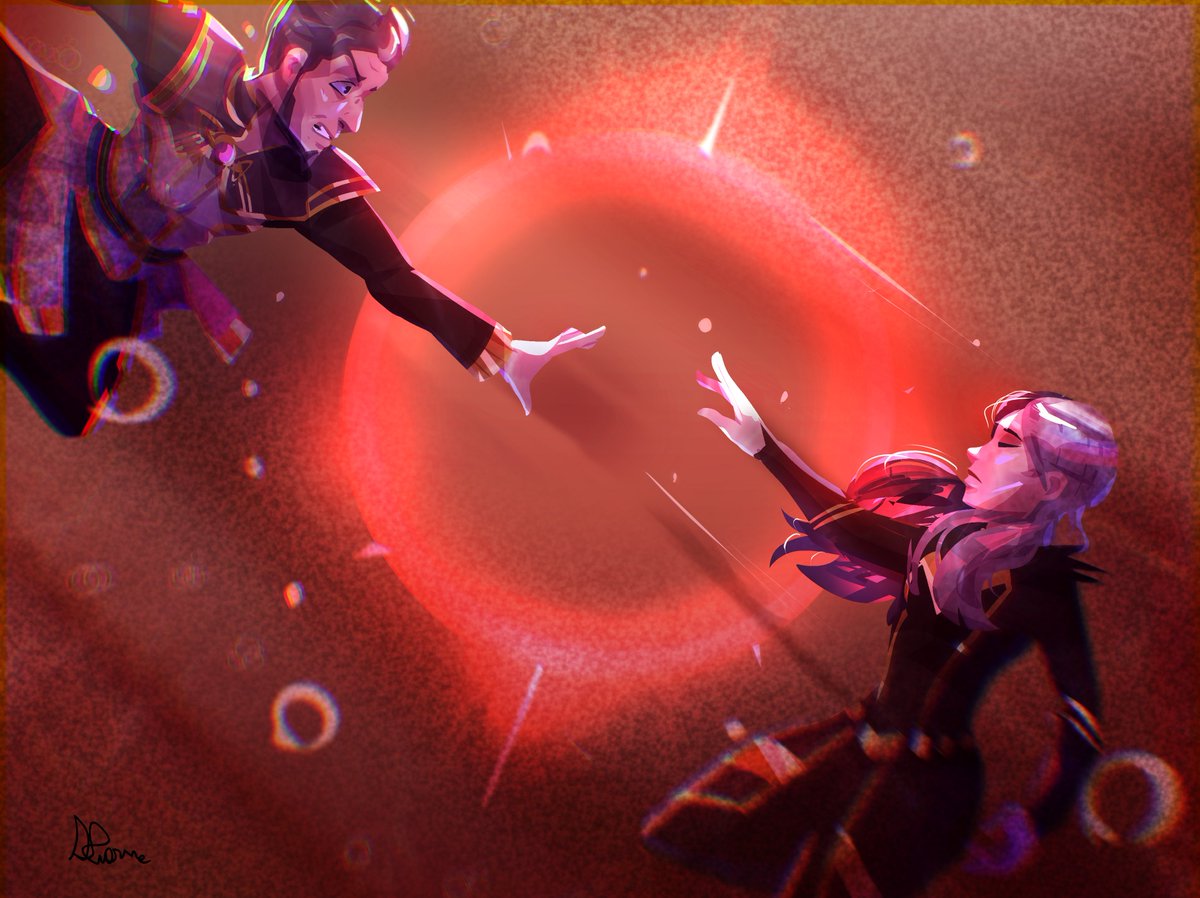 PierreD60303125's tweet image. I wanted to try combining my two favorite shot from that new trailer ! 
Claudia, Viren, Nooo ! 

Goddamn, it will be a long wait until July 27th
#thedragonprince #tdp #tdpfanart