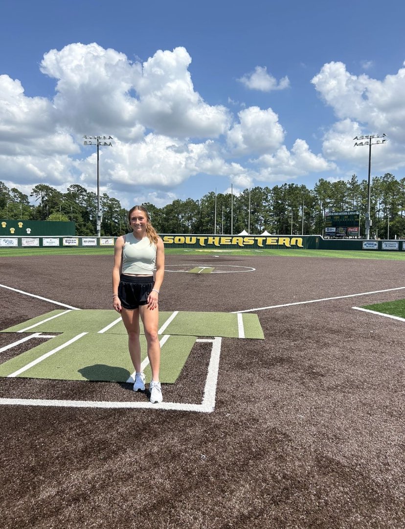 Had a great visit with Coach Fremin at Southeastern Louisiana! Beautiful campus and a great softball program! Lion up! <a href="/LionUpAthletics/">Southeastern Athletics</a> <a href="/LionUpSoftball/">Southeastern Softball</a>