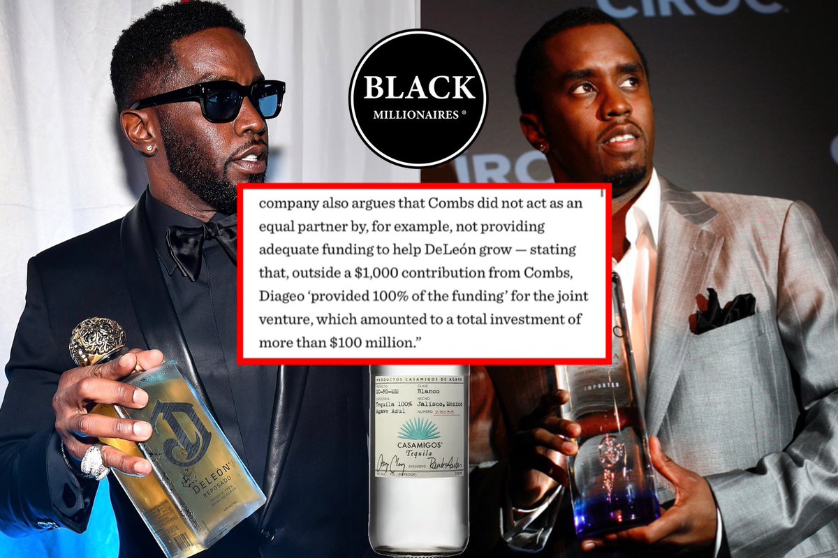 The co owners of Diddy’s Liquor brands Ciroc & Deleon is counter suing Diddy after he sued then for failing to promote his brands like they promote Casamigos. “The company claims Diddy only put up $1,000 while they spent $100M helping him become a Billionaire.”