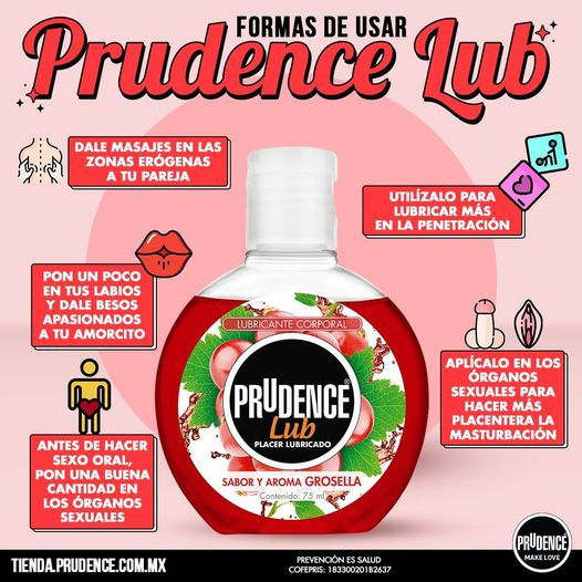 Mejora e intensifica las sensaciones en el delicioso con Prudence Lub y lleva tu experiencia sexual al siguiente nivel. #ResbalarEsDelicioso Encuentra todos mis lubricantes en mi Tienda Online: https://t.co/NUQx57v852 Mejora e intensifica las sensaciones en el delicioso con Prudence Lub y lleva tu experiencia sexual al siguiente nivel. #ResbalarEsDelicioso Encuentra todos mis lubricantes en mi Tienda Online: https://t.co/NUQx57v852