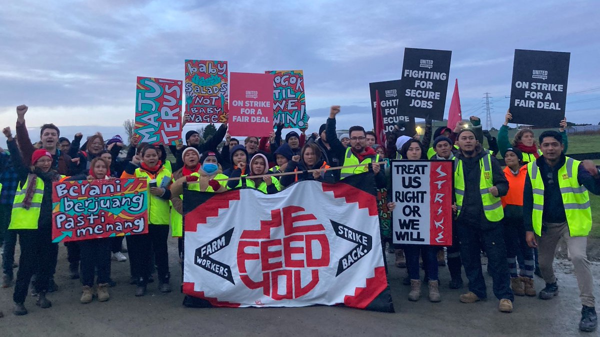 United Workers Union on Twitter "1/5 Early this morning, farm workers