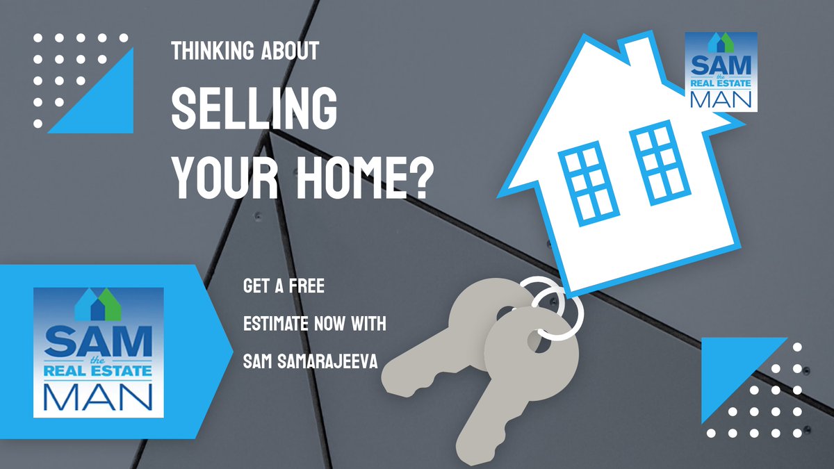 SamTheRealtor's tweet image. Thinking about selling your home? Get a professional estimate of your home's worth.

Sam Samarajeeva onlinehomeestimate.com/lp/E806A820-6C…