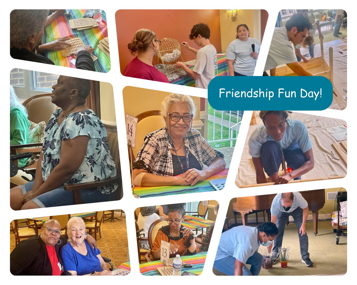 Thank you to the 35 volunteers from <a href="/LeadingAge/">LeadingAge</a> who gave of their time and energy to make Friendship Fun Day very special for the residents of Friendship Terrace! The standing flower boxes, coats of paint, and greenhouse clean up was a labor of love and kindness! #elderthrive