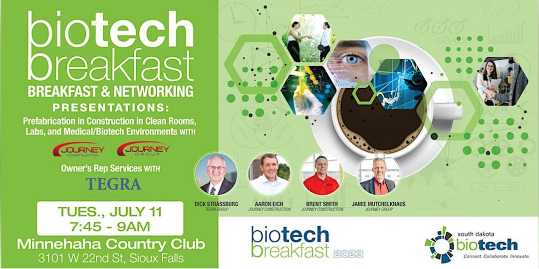 Grab some breakfast with us on July 11! Come hear about our prefabrication process in medical/biotech environments!
Reserve your spot today! bit.ly/434QIGx
#BuildingCommunity #JourneyGroup #BiotechBreakfast #SDBiotech #Prefabrication