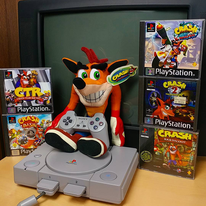 Crash Bandicoot collection!
📸: Unknown

#CrashBandicoot #PlayStation