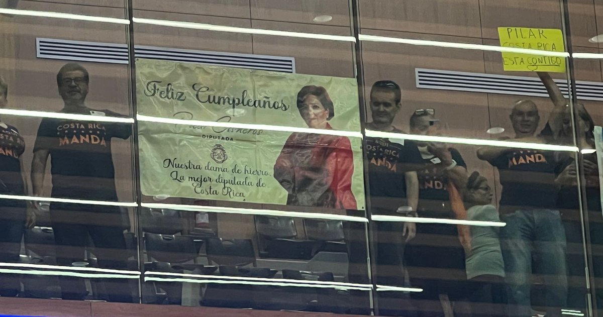 Felicidades doña Pilar - en Costa Rica el pueblo manda