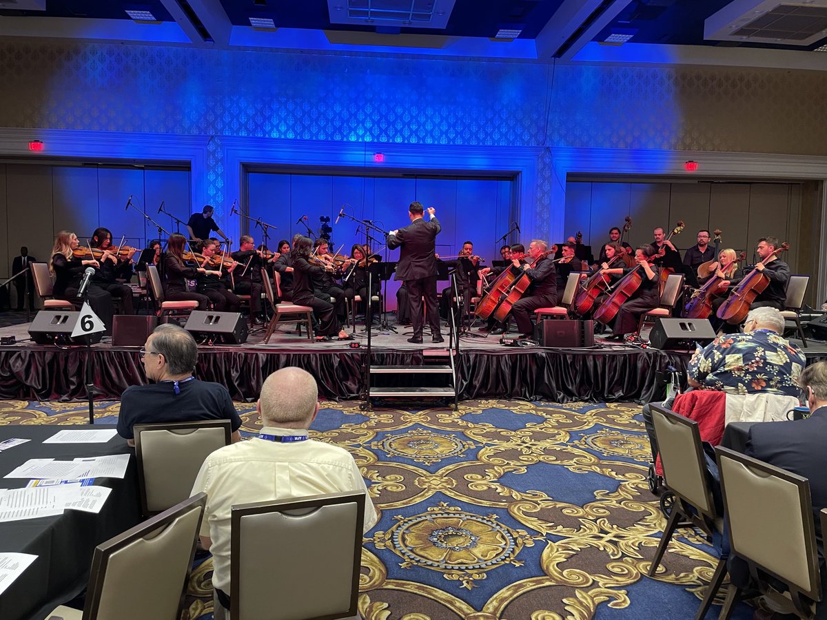 2nd day of the ⁦<a href="/The_AFM/">AFM</a>⁩ Convention about to kick off after some beautiful music provided by the Las Vegas Chamber Players ⁦<a href="/fim_musicians/">FIM</a>⁩ ⁦<a href="/WeAreTheMU/">Musicians' Union</a>⁩