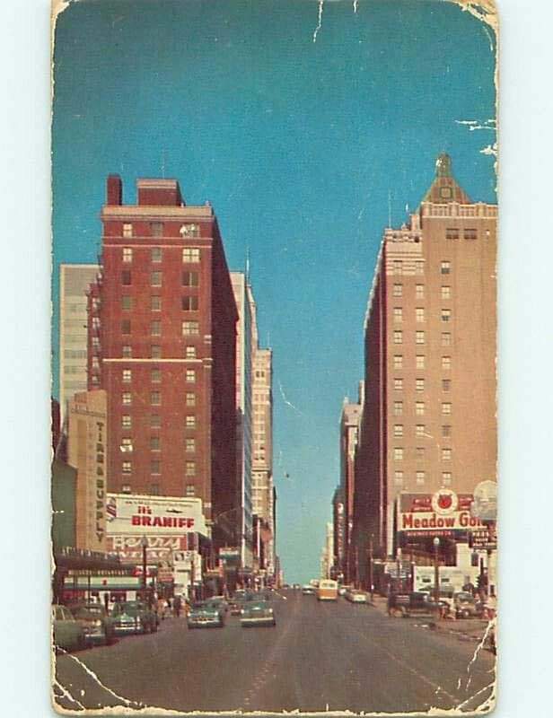 Vintage downtown #TulsaOklahoma 
circa 1958