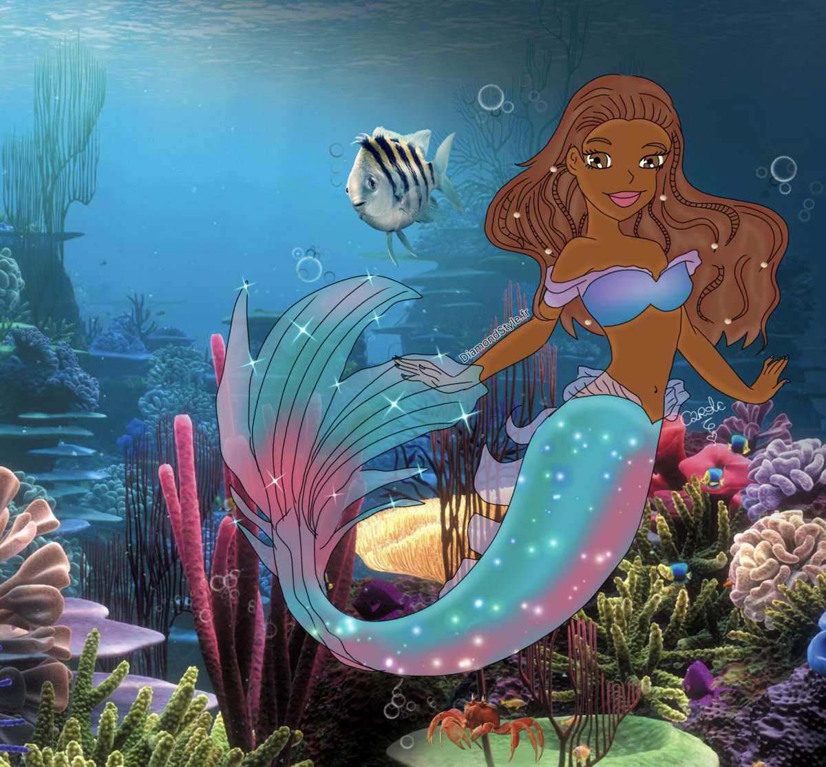 diamondstylefr's tweet photo. #MerMayStyle~ #MerMay2023 🧜🏼♀️🪸
"You shouldn’t have had to give up your voice to be heard" ~#KingTriton #TheLittleMermaid (2023) 🧜🏼♀️
#DiamondStyle #MerMay #Mermaid #Sirène #Magic #Magie #UnderTheSea #SouslOcéan #TheLittleMermaid #LaPetiteSirène #DigitalArt #Art #Dessin #Drawing n https://t.co/2CfUznIDtO