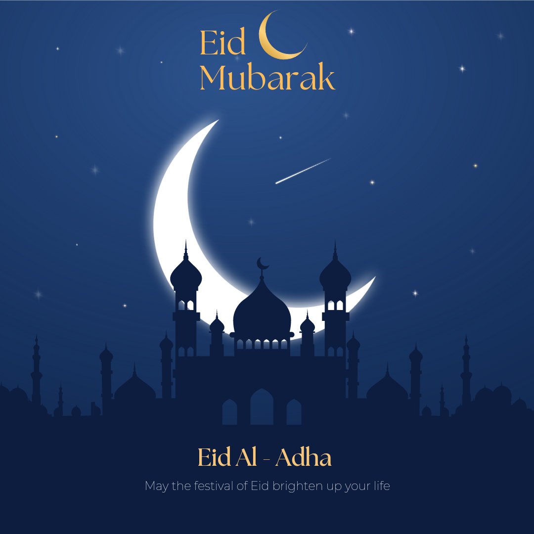 جەژنی قوربانتان پیرۆز بێت. Eid Al Adha Mubarak كل عام وأنتم بخير بمناسبة عيد الأضحى المبارك. #EidAlAdhaMubarak