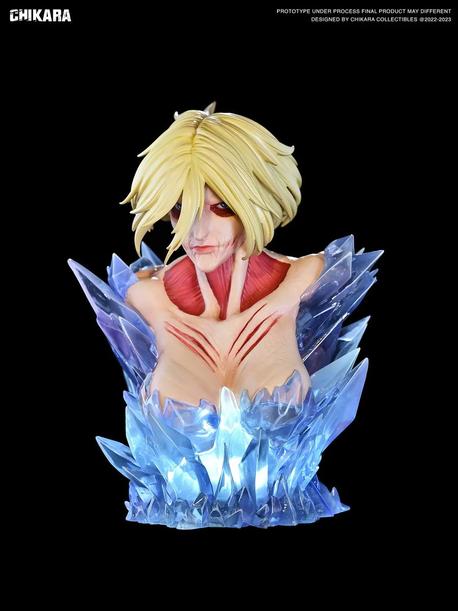 Female Annie Leonhart by CHIKARA Studios is now available for preorder! 

#AttackOnTitan #attackontitanfigure #attackontitanfan #attackontitanstatue #annieleonhart #annieleonhartattackontitan