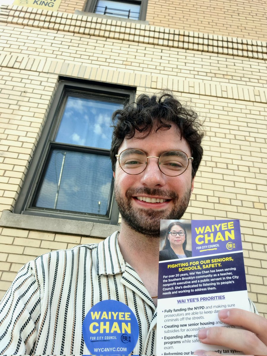 BYD's been hitting the streets all day for <a href="/wyc4nyc/">Wai Yee Chan 陳偉儀</a>!

If you haven't voted yet, there's still time! Find your polling place at findmypollsite.vote.nyc