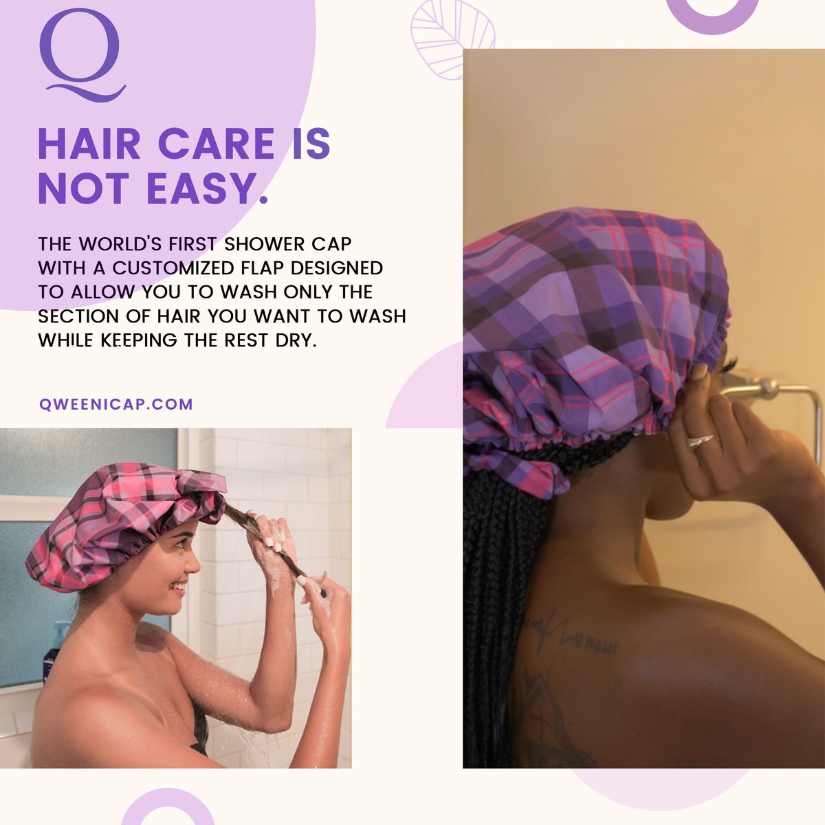 💇‍♀️Hair getting in the way of your royal duties?👸 The Qweeni Cap’s snappable opening lets you decide which portions are ready for a wash! 🚿 TRADE SHOW SEASON IS HERE 🎈Get 30% off with code 30OFF. #PartialHairWashing #SaveTime
.
.
.
#Qweenicap #haircare #hair #hairstyle ...