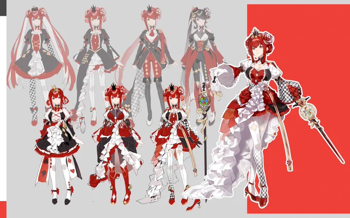 I did a design & story for an FGO fanservant zine! (see below)