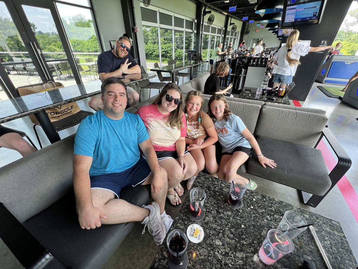 Auctioned off a few hours with myself at Top Golf to raise some money for a new track. We had a blast! I hope my little <a href="/WoodlandHawks/">Woodland Elementary</a> are ready for middle school! 🥰
