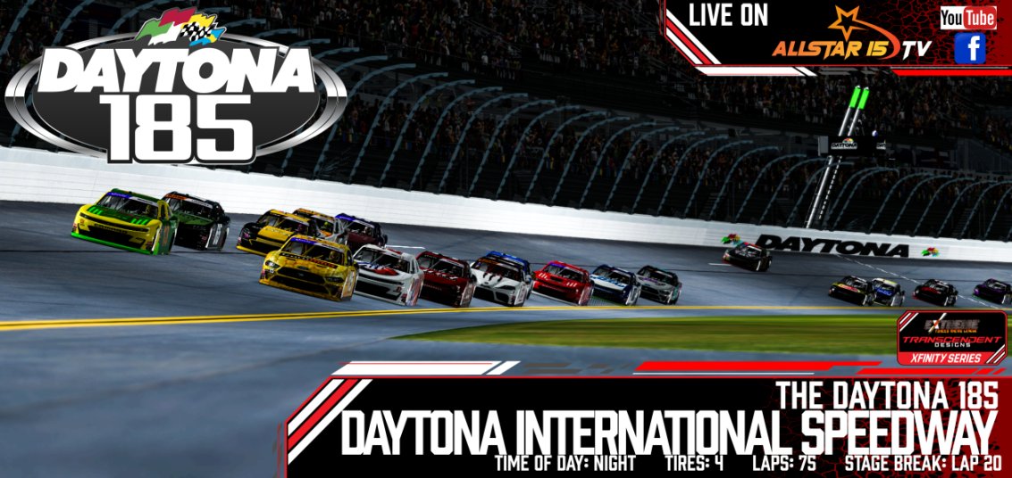 Last night was the kick off with the xfinity series action at Daytona