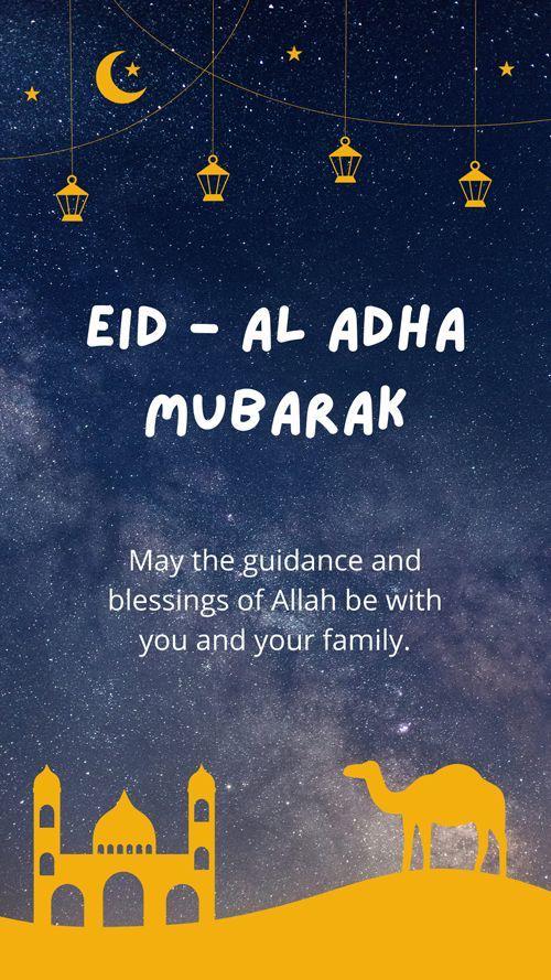 On this auspicious occasion, I pray that Allah fills your life with happiness, success, and good health. Wishing you and your family a blessed Eid-Ul-Adha.