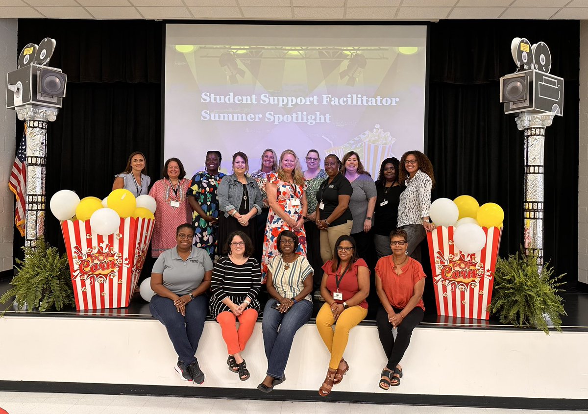 This fabulous group of SSFs just completed the 2nd Annual SSF Summer Spotlight and feel better than ever about starting the upcoming school year. Great work team! #HCS_SummerSpotlight23 @LMCoxton @LetsBrockItOut @ShandraSupports @mindfulamyz
