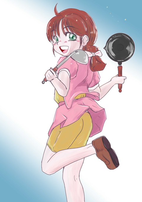 昨晩こんな話をしてたら描きたくなった #ファイバード の天野ハルカ。この子の美的感覚がなかったら!火鳥兄ちゃんあんなイケメンになってなかったかも?
ちなみにどんなに不自然な風にスカート捲られても、スパッツ履いてるので大丈夫です(怒)

おはようございます☔️ 