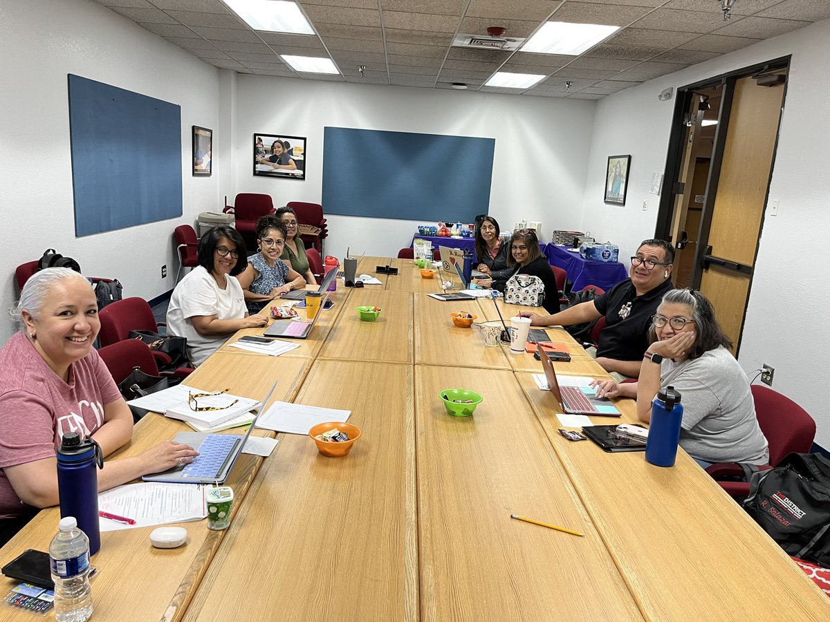 JMadrid_YISD's tweet photo. Day 2 of KiC SEL curriculum updates with our amazing writers! Investing time to improve lessons and ease of implementation from thoughtful feedback. Love and appreciate this group of counselors, teachers, instructional coach and librarian. 💖 #SEL #KindnessMatters https://t.co/xdrJBo4uDK