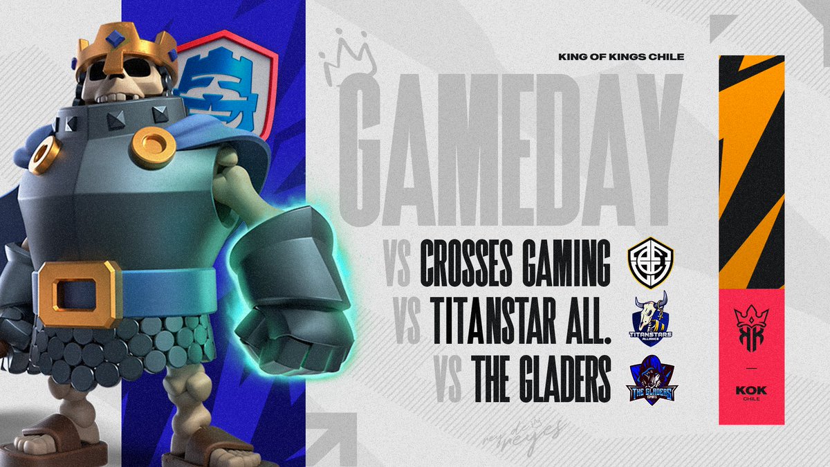 #ClashRoyale 🔷️𝙈𝙖𝙩𝙘𝙝𝘿𝙖𝙮⚪️

Después de un día medio agrio, volvemos a salir en la busca de varias victorias.

🏆 <a href="/Gkleague1/">Gaming King League</a> 
🆚️ <a href="/CrossesGaming/">Dr.Doom</a> 
⏰️ 17:30pm🇨🇱

🏆 @StarLeagueCR 
🆚️ <a href="/TSAGaming_/">TSA Gaming</a> 
⏰️ 19:00pm🇨🇱
 
🏆  @soberbiosleague
🆚️ <a href="/The_Gladers/">The Gladers</a> 
⏰️ 21:00pm🇨🇱