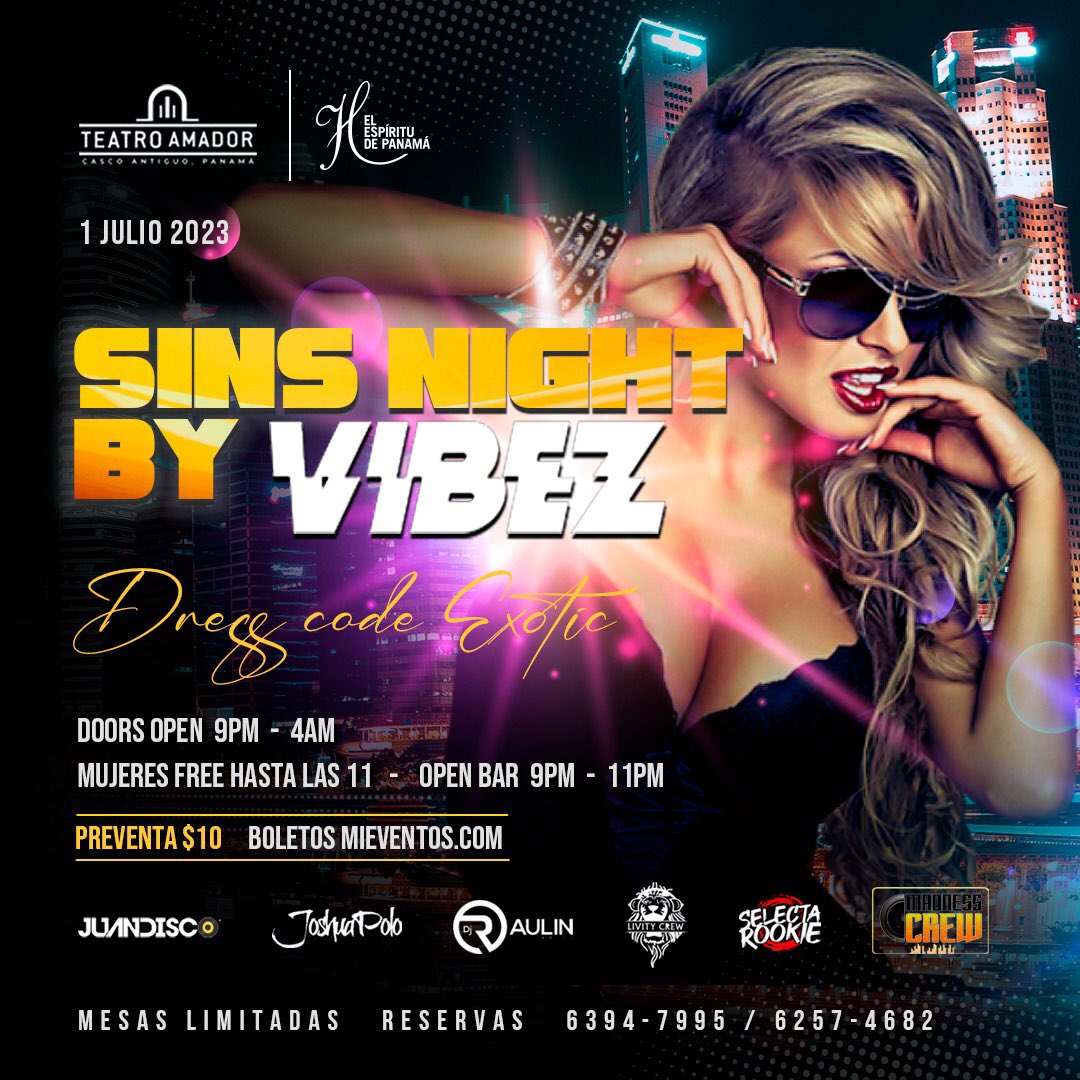 VIBEZ507's tweet photo. Vibez 💋 
Line up 
@djselectarookie507 
@livitycrew
@madnesscrew507 
@djraulinariel 
@joshuapolodj 
 @juandiscomusic 
CHICAS GRATIS HASTA LAS 11 PM  
BOLETOS EN https://t.co/cg4CZ5MXRo
Open bar de 9 a 11 PM ❗️
•Preventas Limitadas en 10$
 📲 6394-7995 https://t.co/MVkw2QAsl6