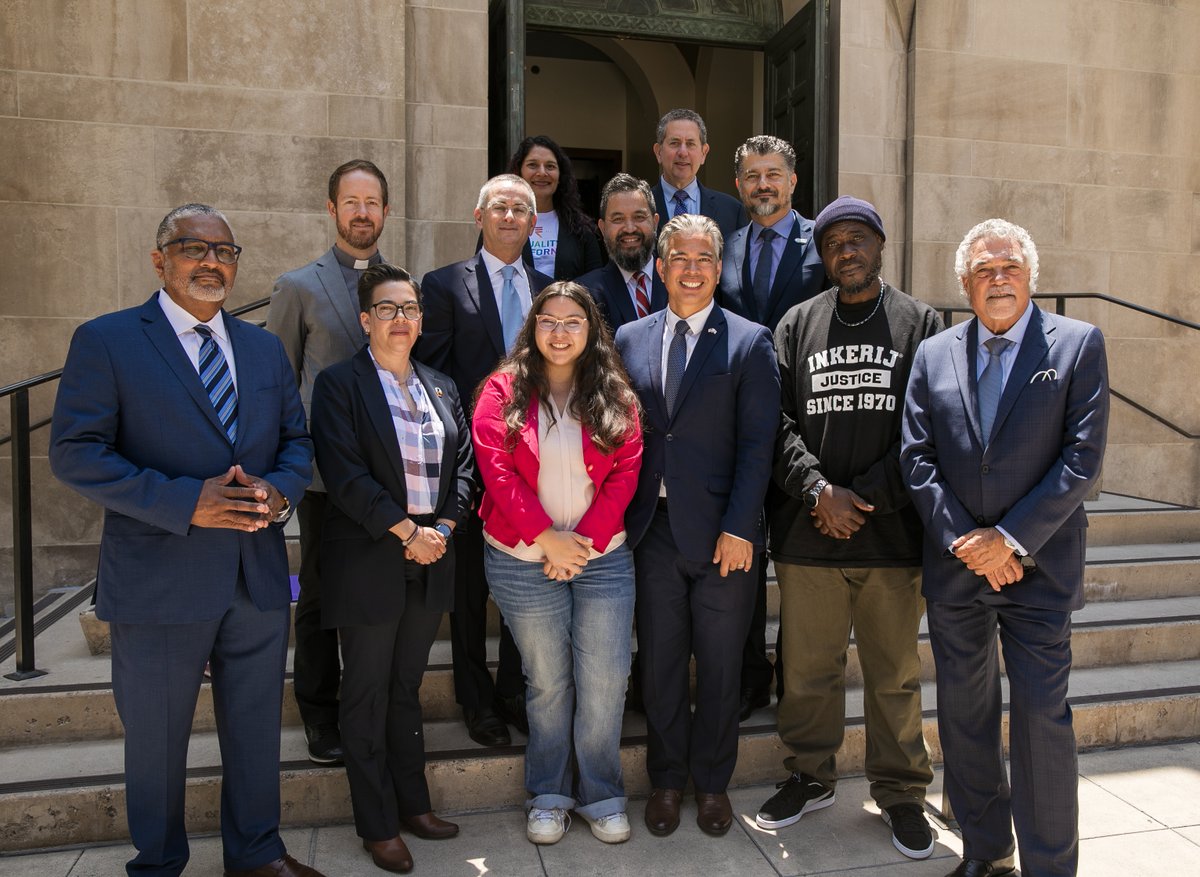 eqca's tweet image. We were glad to join representatives from @CommunityBuildi, @leobaecktemple, @AJCGlobal LA, @CHIRLA, @CAIRNational (CA Chapter), @AAAJ_AAJC SoCal, and @LA_Voice.