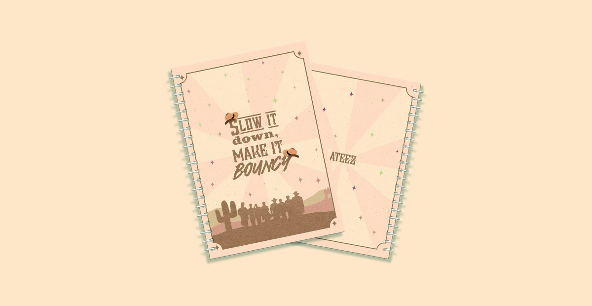 [Pronta entrega - Ateez]
🌶️ Bouncy 

🌶️ Caderno Bouncy
💵 R$15,00

⚠️ Vendo apenas o design 
💳 Forma de pagamento: pix ou picpay
🗣️ Chame na dm