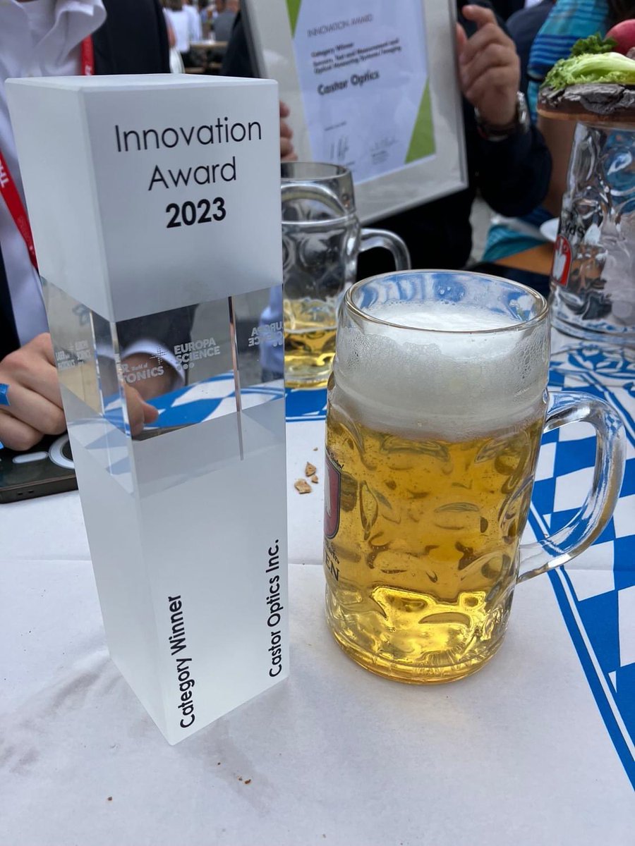 In testimony to its dedication to excellence and relentless pursuit of ground-breaking solutions, we are honoured to announce that Castor Optics won an Innovation Award at the <a href="/PHOTONICSWORLD/">LASER World of PHOTONICS</a> for its 2-mode Selective Photonic Lantern, soon to come on the <a href="/Thorlabs/">Thorlabs</a> catalog.