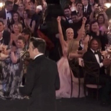 Phil Dunster and Hannah Waddingham reacting to Jason Sudeikis’ Emmy win is so cute🙌🏼❤️