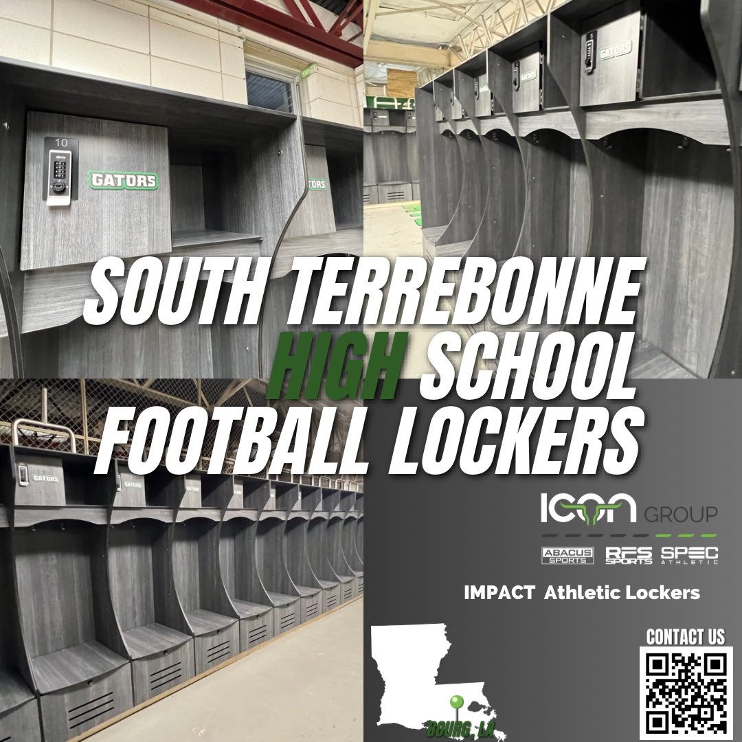 📣 South Terrebonne High School Football Locker Room has officially become a part of our #IconicRooms family. Get ready for thrilling games, breathtaking victories, and unforgettable memories! 🏆⭐️ #TerrebonneFootball #JoinTheFamily 🐊🙌  @RFS_Sports @SPECAthletic @AbacusSports