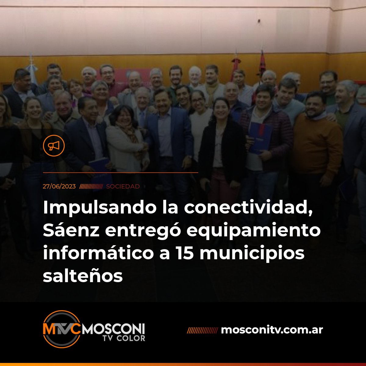 MosconiTvColor's tweet photo. Además, y en un trabajo articulado entre Provincia, la Secretaría de Innovación Pública de Nación y ARSAT se brindará a esas comunas conectividad satelital gratuita.
#Sociedad #Inversiones #informatica #Equipamientos #MosconiTvColor https://t.co/FTauwZeY1X