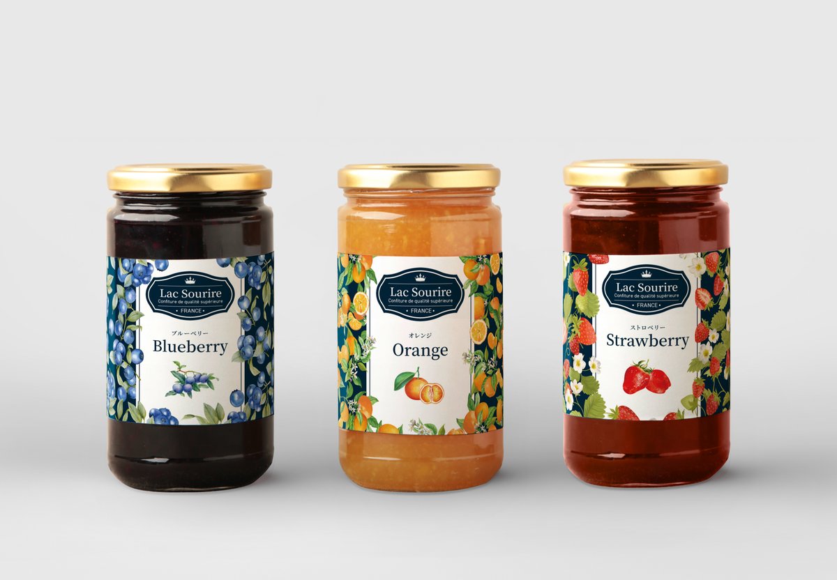 GoodDesignWork's tweet image. 架空のジャムラベルを #デザイン してみました✨

・フランス産
・フルーツをたっぷり使用
・認知いただくためロゴは大きめ
・店頭で目を惹くような工夫

以上を主に意識してデザインしました。
グッドデザインワークスでは、このような #ラベルデザイン も承っております！

#Illustrator #Photoshop