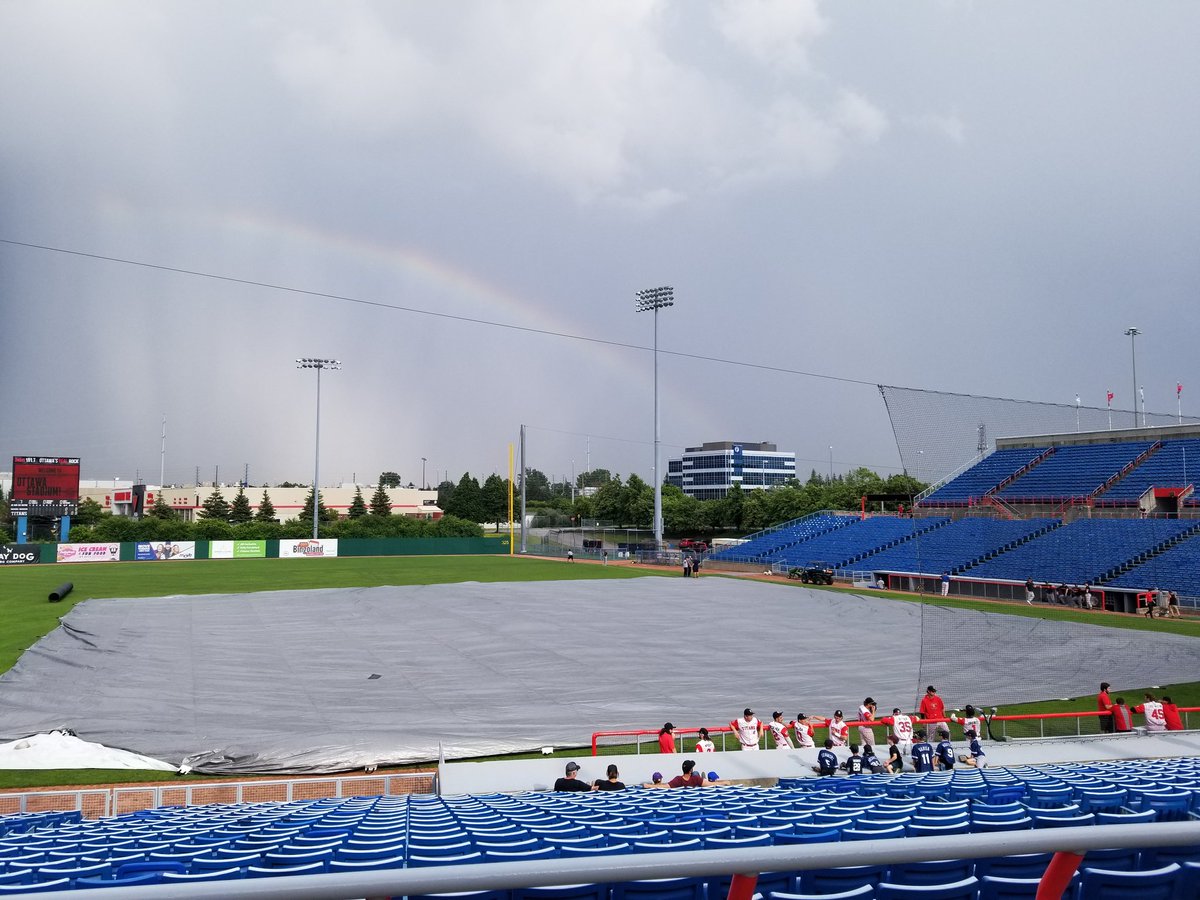 Simon McMillan (@spacesimonm) on Twitter photo At the <a href="/ottawa_titans/">Ottawa Titans</a> game with <a href="/ONFE_ROPE/">Ottawa Network for Education</a> #ClassroomGardens participants this year. Yep, that's rainbow announcing a rain delay to the start of the game! #gotitans At the <a href="/ottawa_titans/">Ottawa Titans</a> game with <a href="/ONFE_ROPE/">Ottawa Network for Education</a> #ClassroomGardens participants this year. Yep, that's rainbow announcing a rain delay to the start of the game! #gotitans