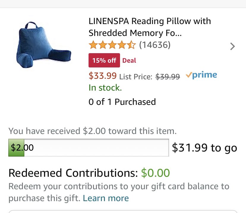 Will you help donate $1 to get this item for my class? Please help me  create a cozy corner! 
Everyone drop your list and let’s get this RT party started! Please RT mine and others.  #clearthelist #PostForPencils 
 amazon.com/baby-reg/suzy-…