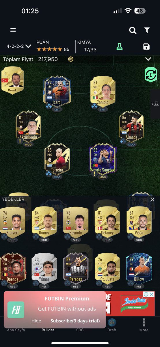 Samp ligi sampiyonu o kadro #888 <a href="/mertduraannn/">MERT</a>