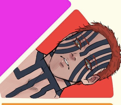 iirondemo's tweet image. Akaza 
#colorChallenge