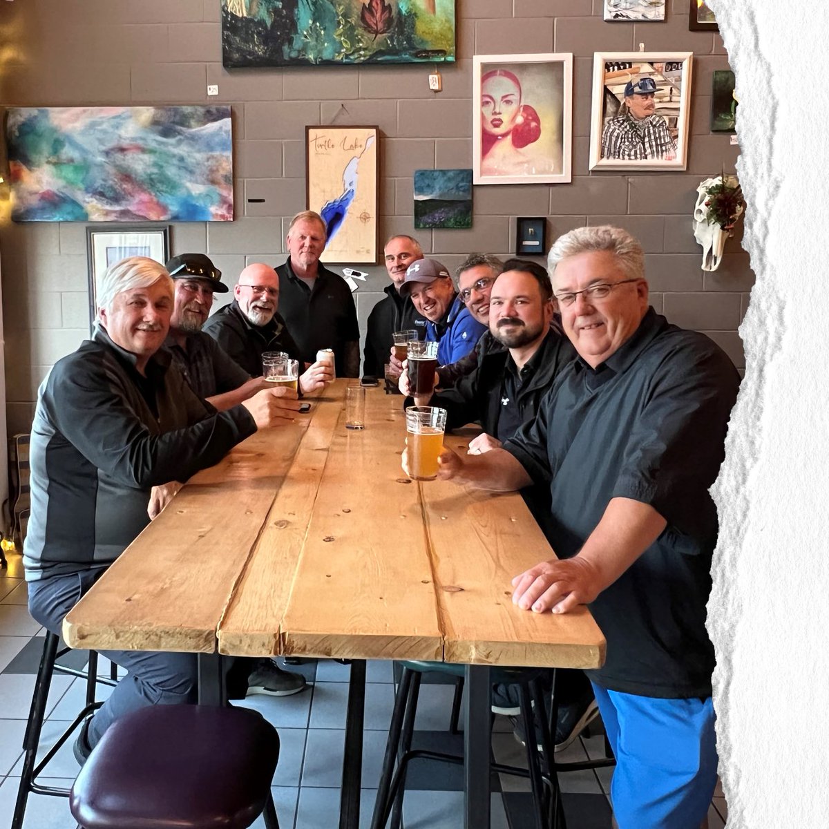 ECA_AB's tweet image. The ECAA board of directors had their share of fun last week with the North East Chapter! ⛳️

A quick round of golf was had, followed by a stop at the 4th Meridian Brewing Company! 🍻
